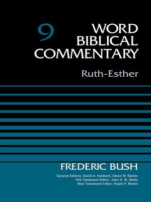 cover image of Ruth-Esther, Volume 9
